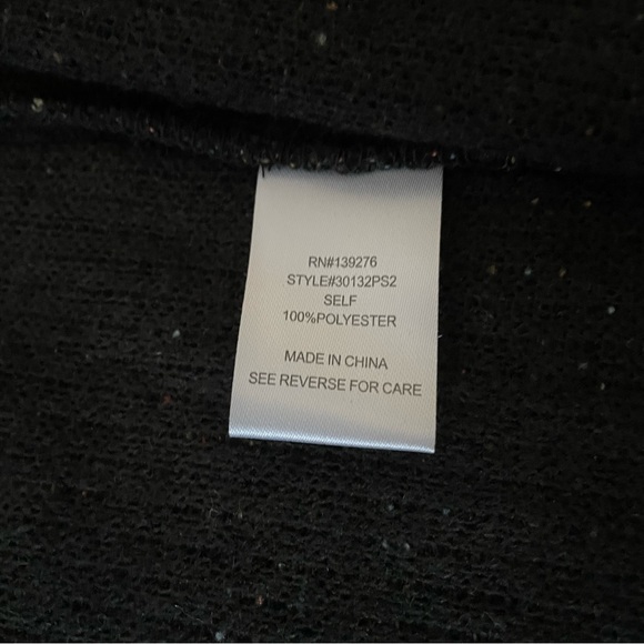 Daniel Rainn rainbow speckled blazer with faux leather trim - Picture 7 of 8